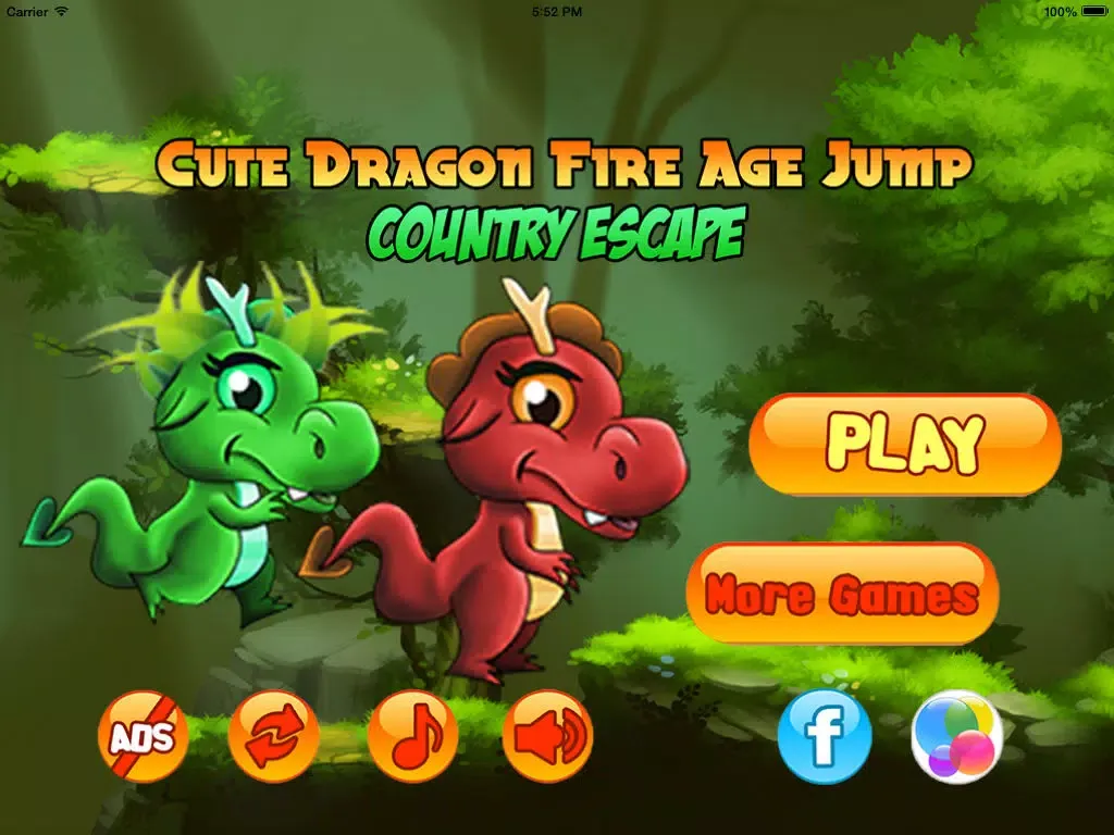Captures d'écran de Cute Dragon Fire Age Jump: Country Escape iPad 