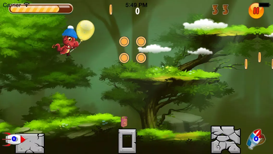 Captures d'écran de Cute Dragon Fire Age Jump: Country Escape