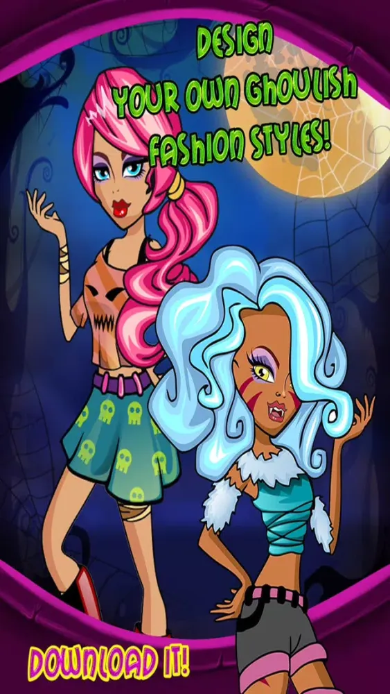 Monster Girls Fashion Beauty Makeover & Dress Up: Style the Fashionistas Screenshots