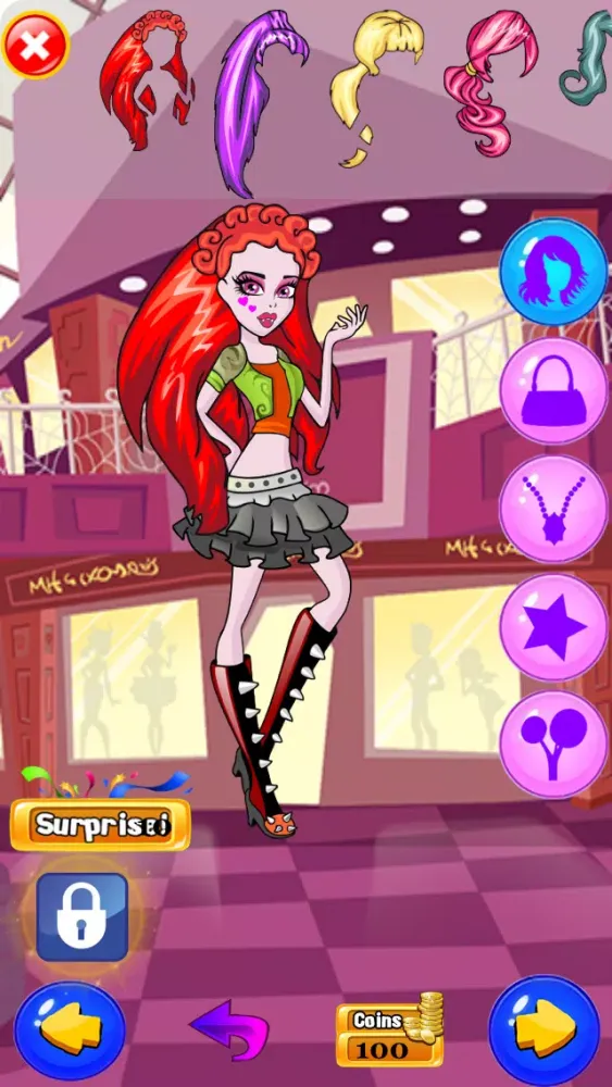 Monster Girls Fashion Beauty Makeover & Dress Up: Style the Fashionistas Screenshots