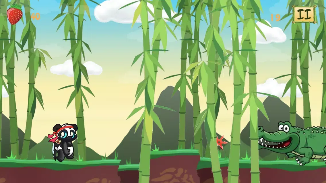 Ảnh chụp màn hình của Cute Baby Panda Run: Secret Kung Fu Passages