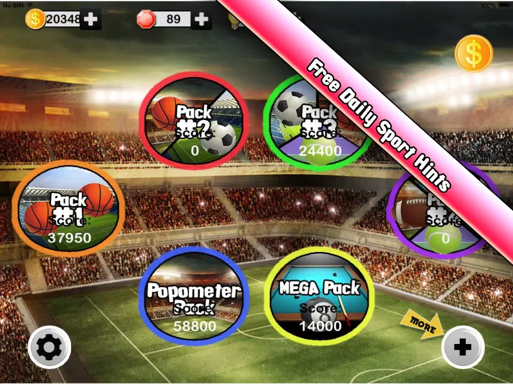 Sport HomeRun Matchup: Pop the Balls iPad  Screenshots