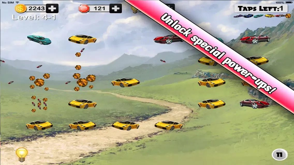 ภาพหน้าจอของ Highway Road trip Destruction: Super Cars Crash