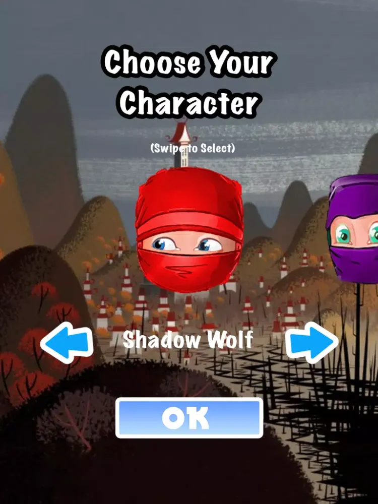 Captures d'écran de Tiny Ninja War Fighter Match iPad 