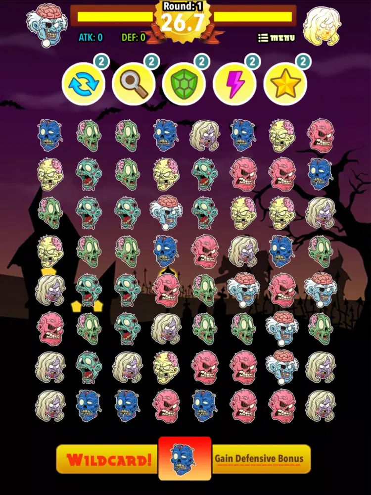 Capturas de pantalla de Clash of Zombies- Match 3 Adventure iPad 