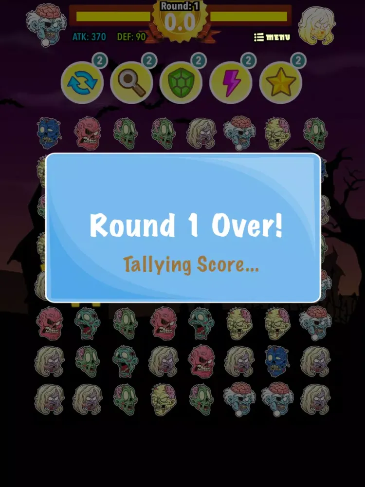 Capturas de pantalla de Clash of Zombies- Match 3 Adventure iPad 