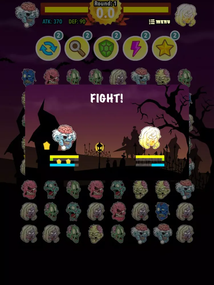 Capturas de pantalla de Clash of Zombies- Match 3 Adventure iPad 
