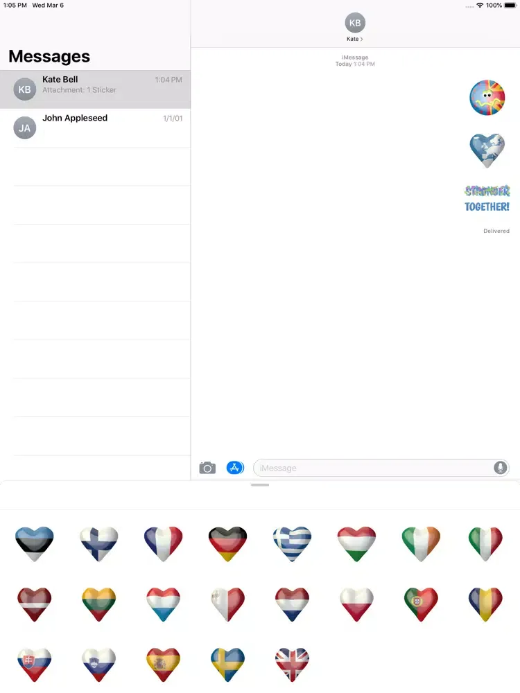 Zrzuty ekranu Remain Stickers iPad 