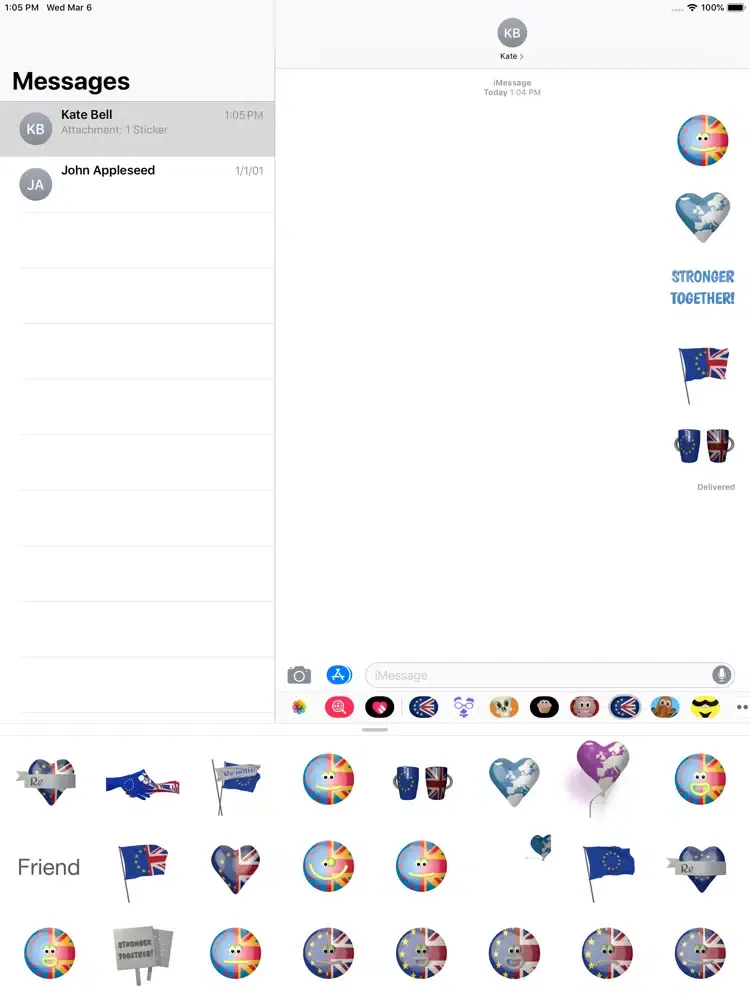 Zrzuty ekranu Remain Stickers iPad 