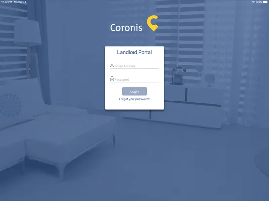 Coronis Landlord iPad  スクリーンショット