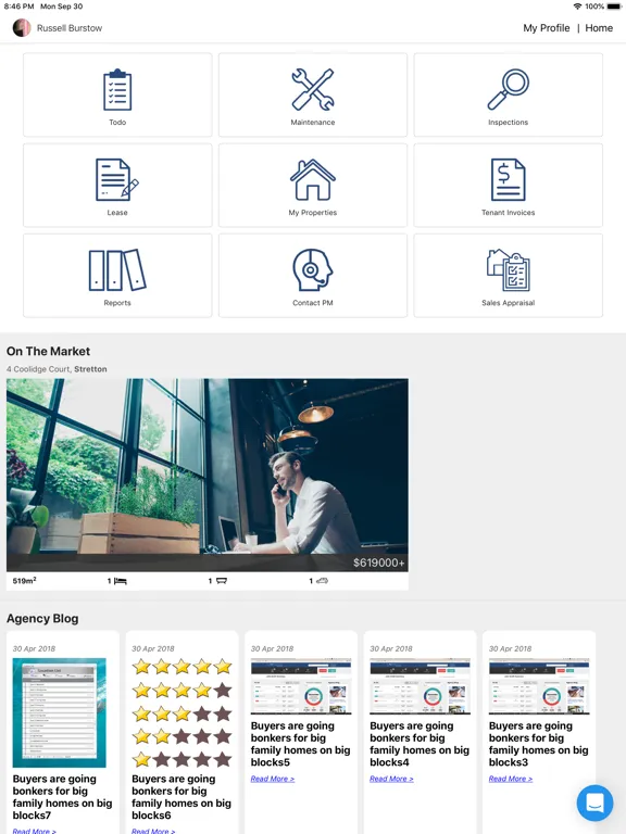 Скриншоты RE/MAX First Landlord iPad 