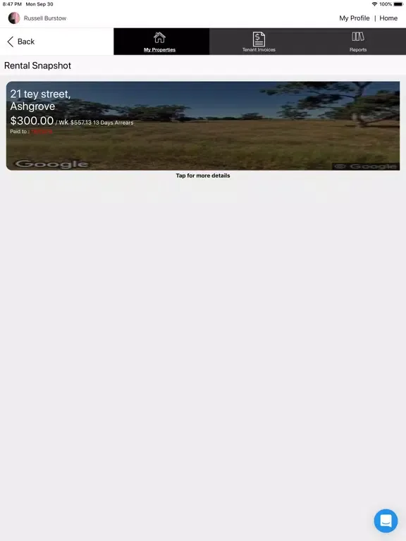 Capturas de tela do Di Jones Landlord iPad 