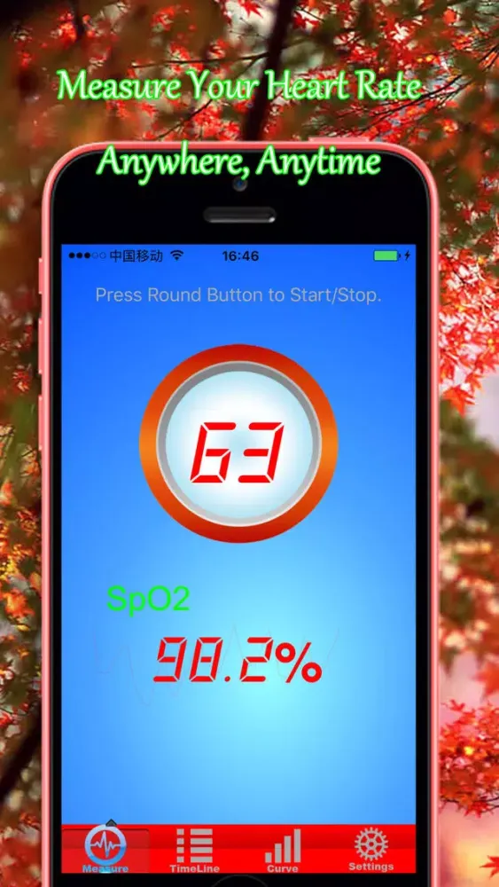 Zrzuty ekranu Instant Pulse Rate: Heart Rate Oximeter Monitor