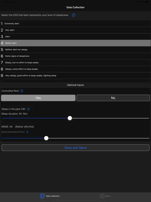 CrewAlert TOD iPad  スクリーンショット
