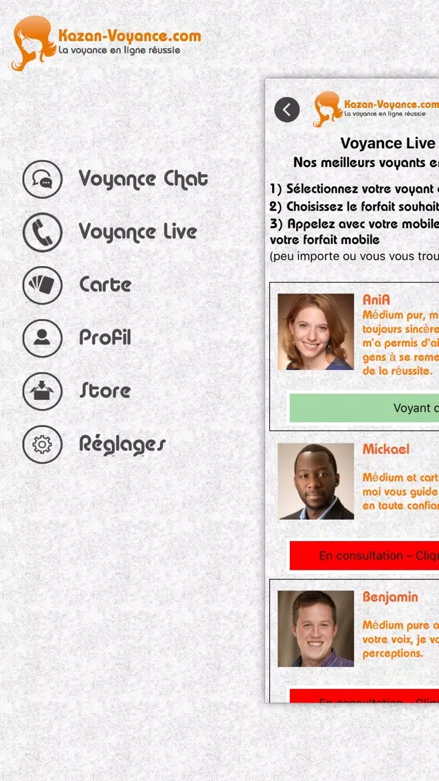 Screenshot di K-voyance