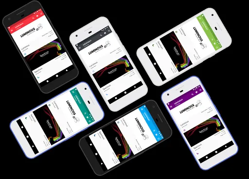 Tangkapan layar [Substratum] Luminous Theme