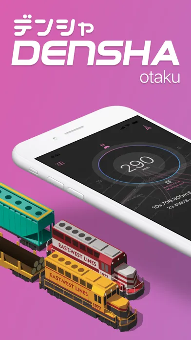 Densha Otaku - Train speed سکرین شاٹس