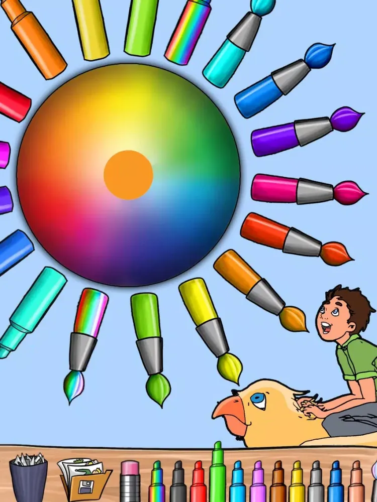 Скриншоты My Coloring Book - Paint Draw Kids iPad 