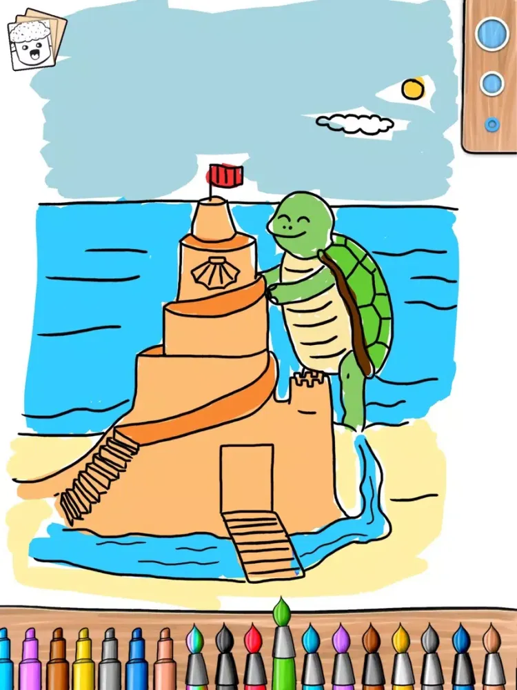 Скриншоты My Coloring Book - Paint Draw Kids iPad 