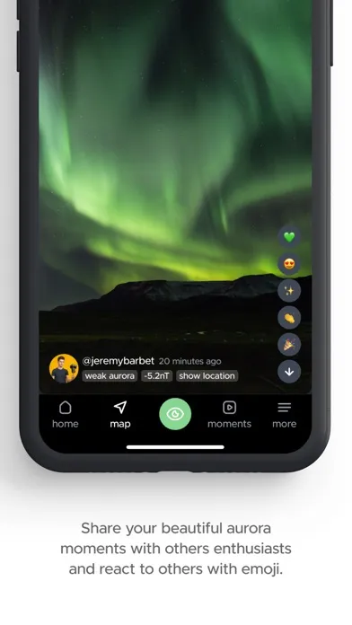 Screenshot di hello aurora: forecast app