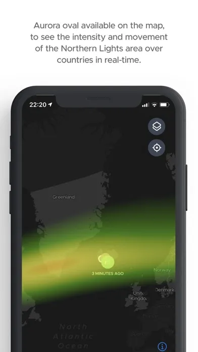 Screenshot di hello aurora: forecast app
