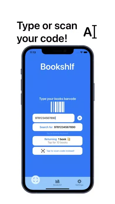 Ảnh chụp màn hình của Bookshlf: Scan to save books