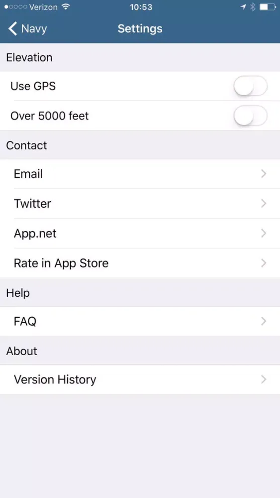 ภาพหน้าจอของ Navy PRT