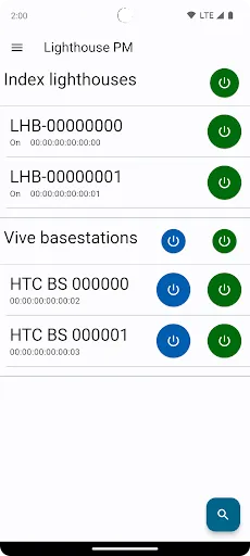 Captures d'écran de Lighthouse Power Management
