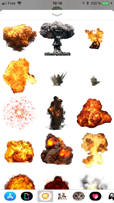 ภาพหน้าจอของ Kaboom Explosion