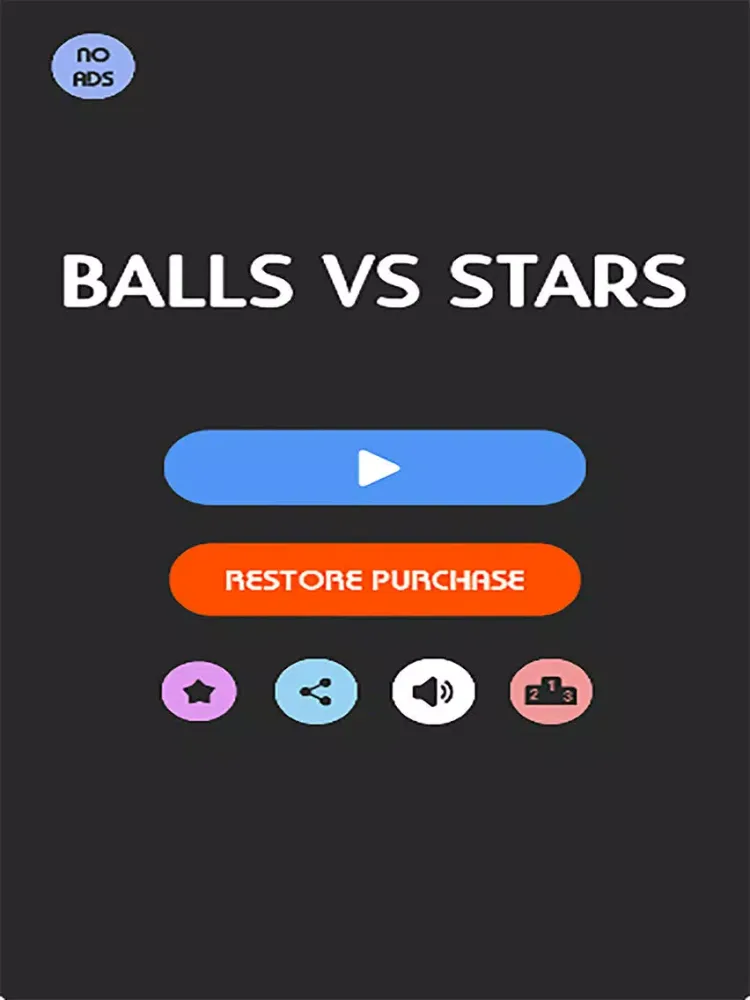 Ảnh chụp màn hình của Balls Vs Stars iPad 