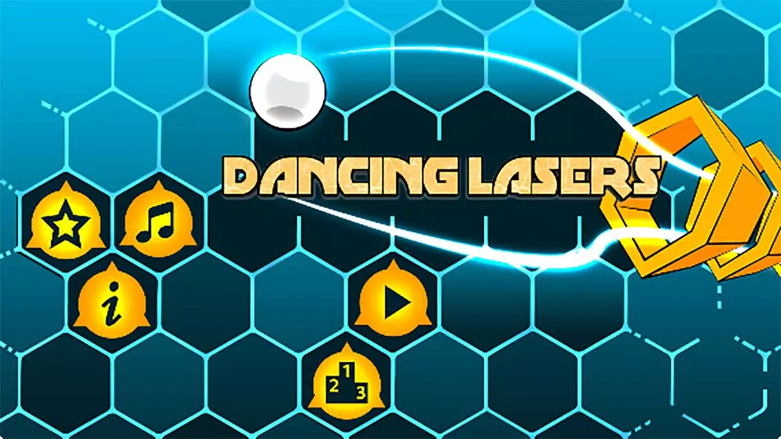 Capturas de tela do Dancing Lasers