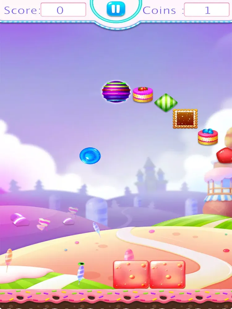 Tangkapan layar Flying Gummy Rush iPad 
