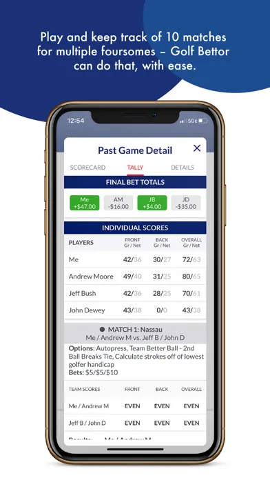 Golf Bettor স্ক্রিনশট