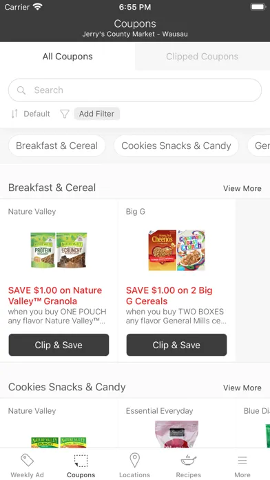 Capturas de pantalla de Jerry's County Market
