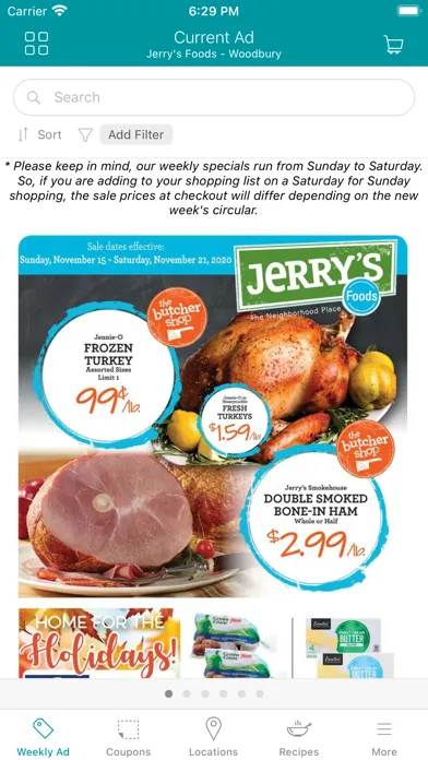 Jerry's Foods应用截图