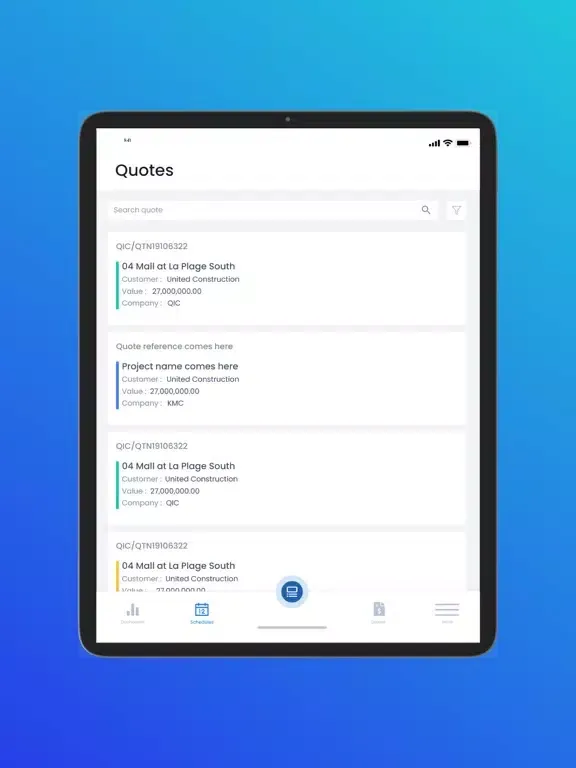 Smartmi CRM iPad  Ekran Görüntüleri