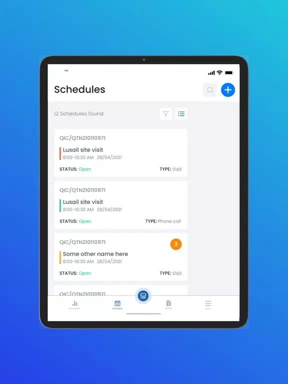 Smartmi CRM iPad  Ekran Görüntüleri