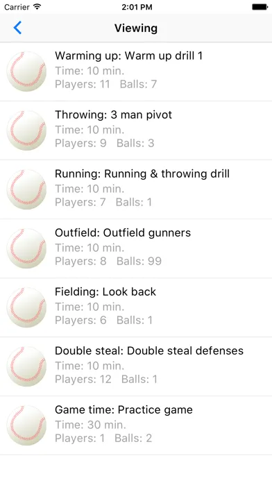 ภาพหน้าจอของ Baseball Playview