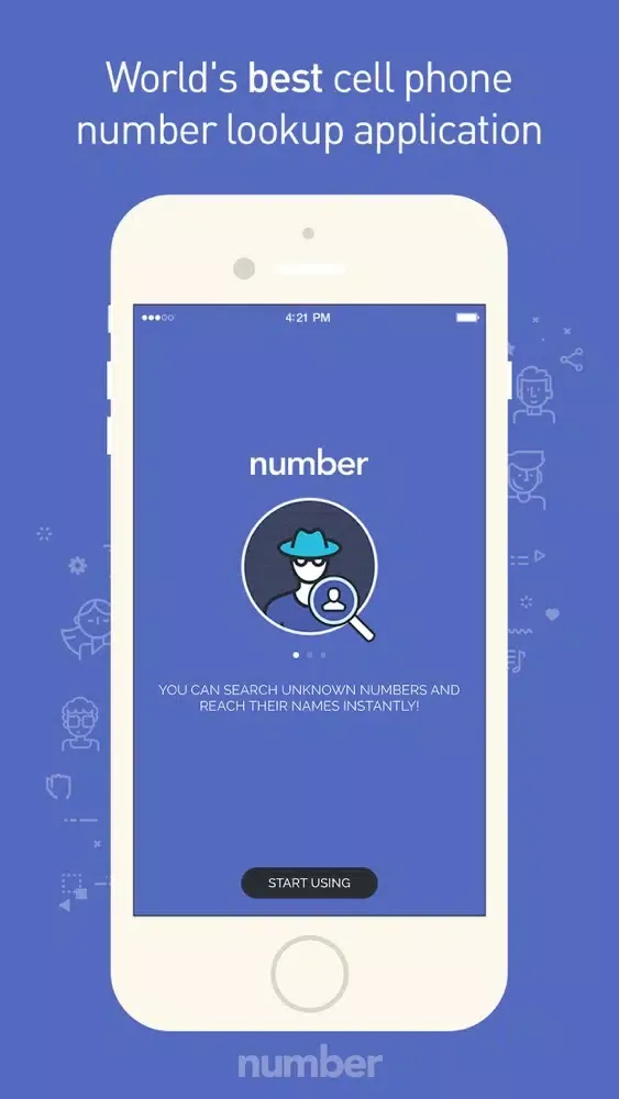 Ảnh chụp màn hình của Number Search & Find hidden friends for Facebook