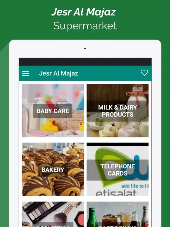 Jesr Al Majaz SuperMarket iPad  Screenshots