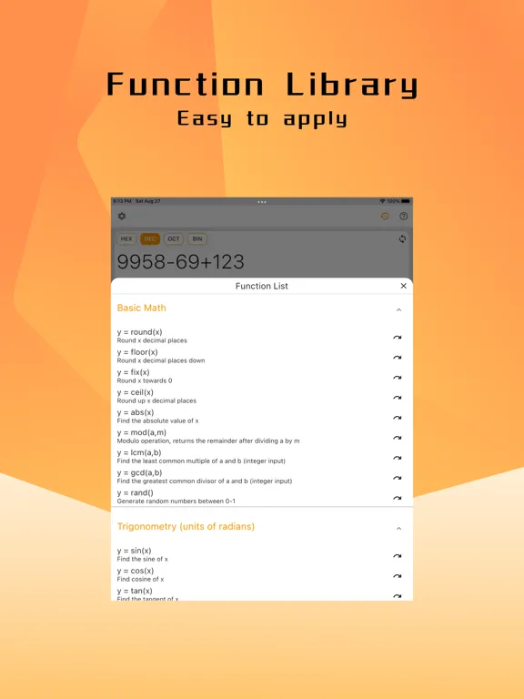 PROG_CALC iPad 應用截圖