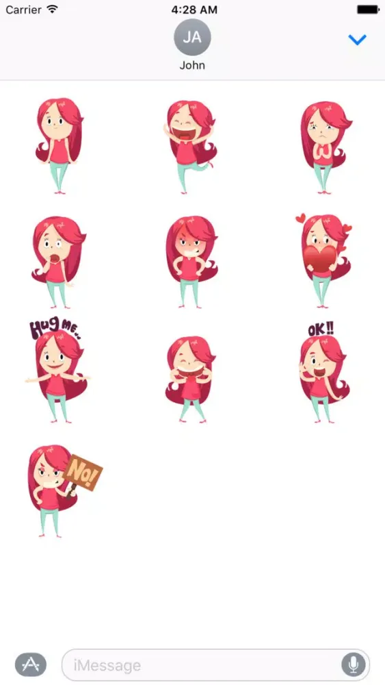 Ava Stickers স্ক্রিনশট