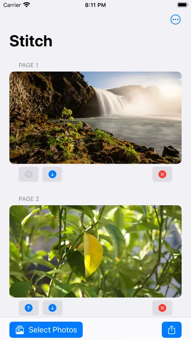تصاویر Stitch – PDFs from photos