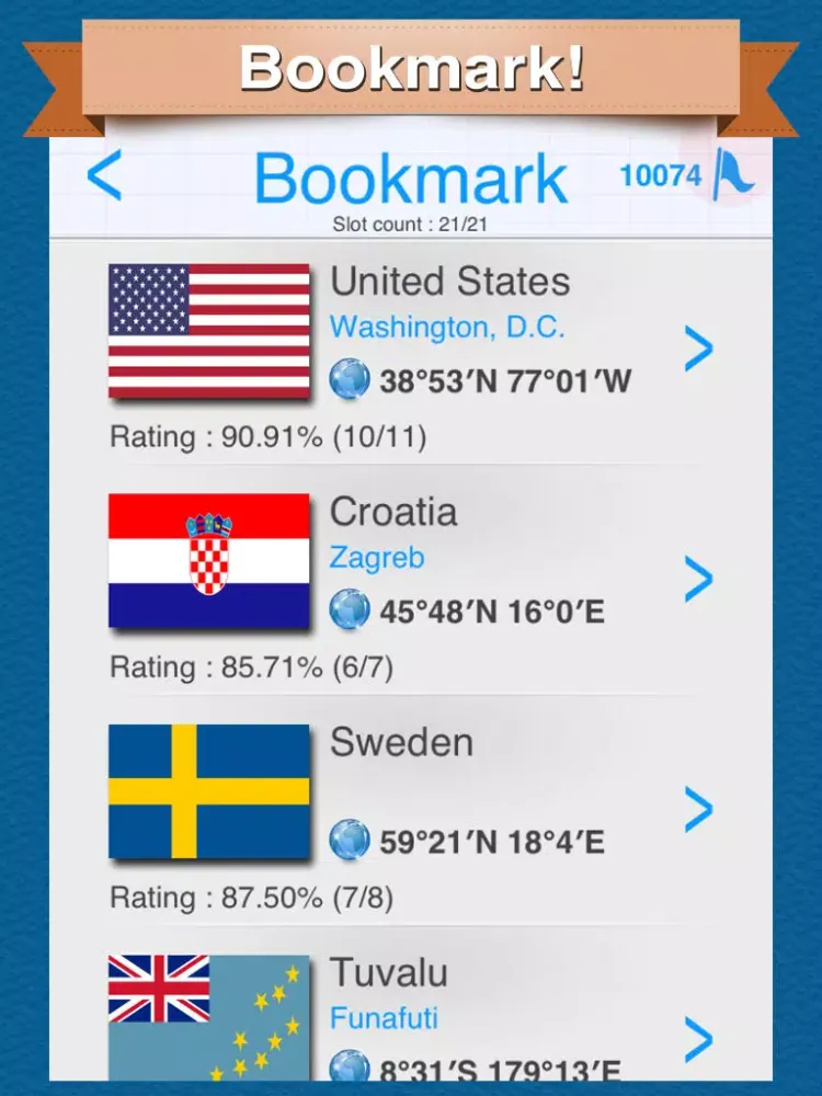 Flags Game iPad  Ekran Görüntüleri