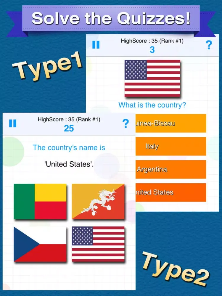 Flags Game iPad  Ekran Görüntüleri