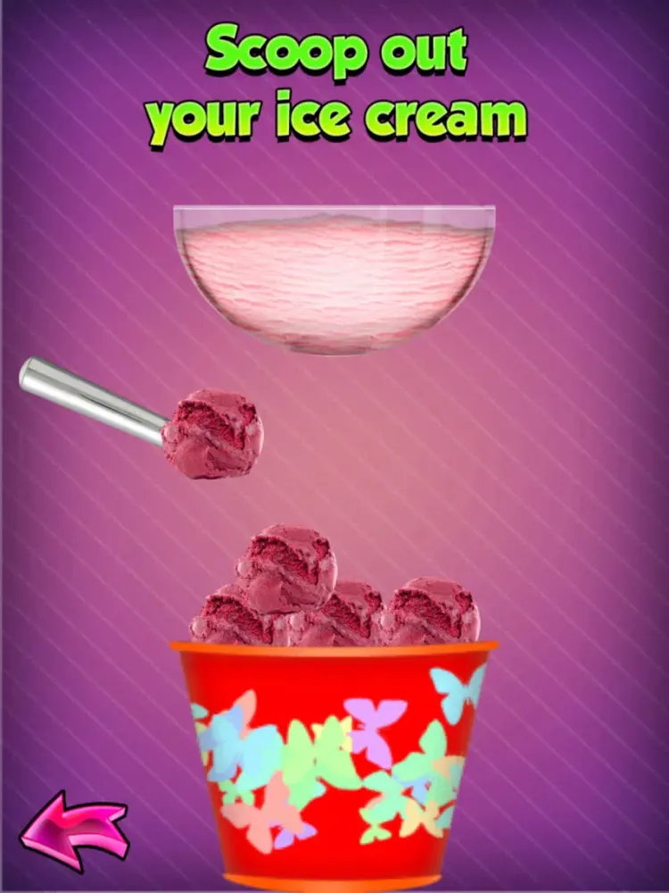 Ice Cream Sundae Maker Party - Make DIY Frozen Icecream Cups & Cones : Cooking Games for Kids iPad  Screenshots