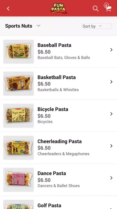 ภาพหน้าจอของ Fun Pasta Fundraising