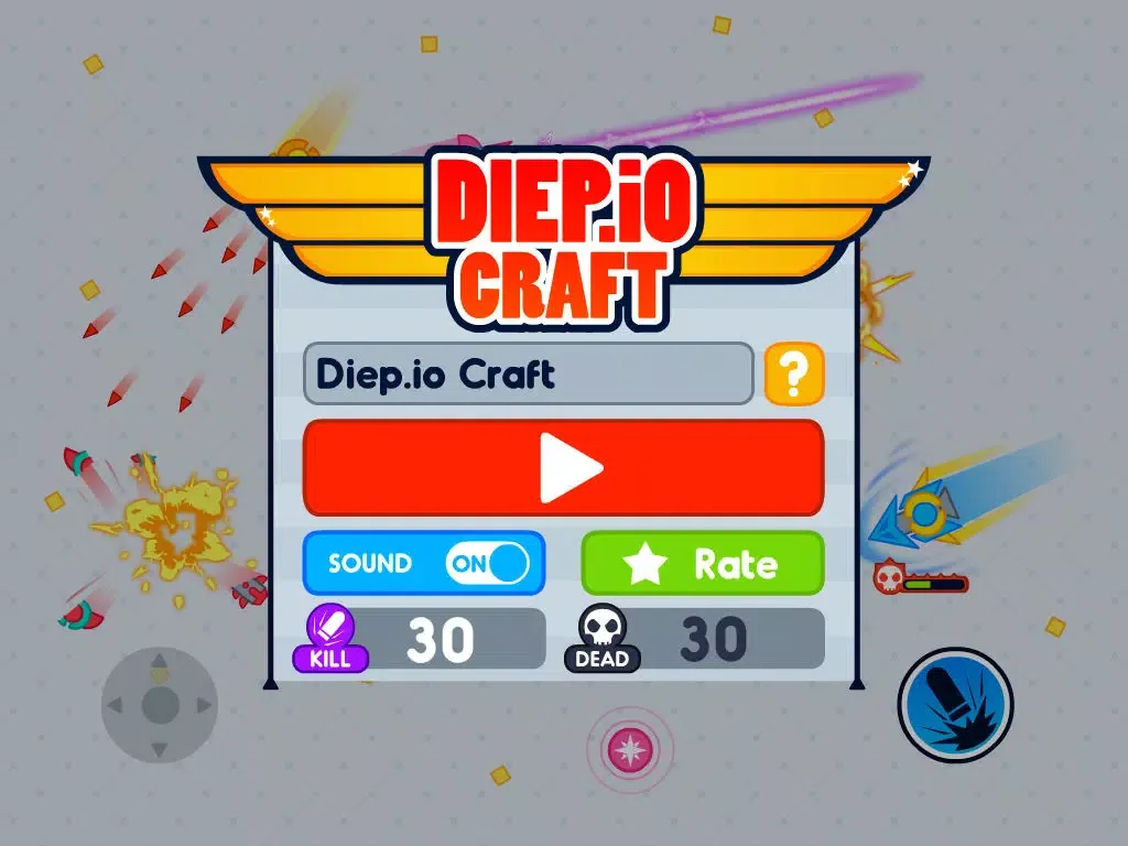 Zrzuty ekranu Diep Craft - Fast Tank IO Online Battle Game iPad 