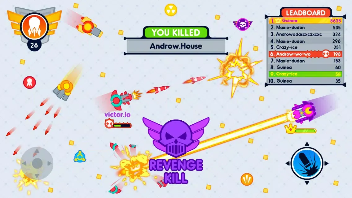 Zrzuty ekranu Diep Craft - Fast Tank IO Online Battle Game