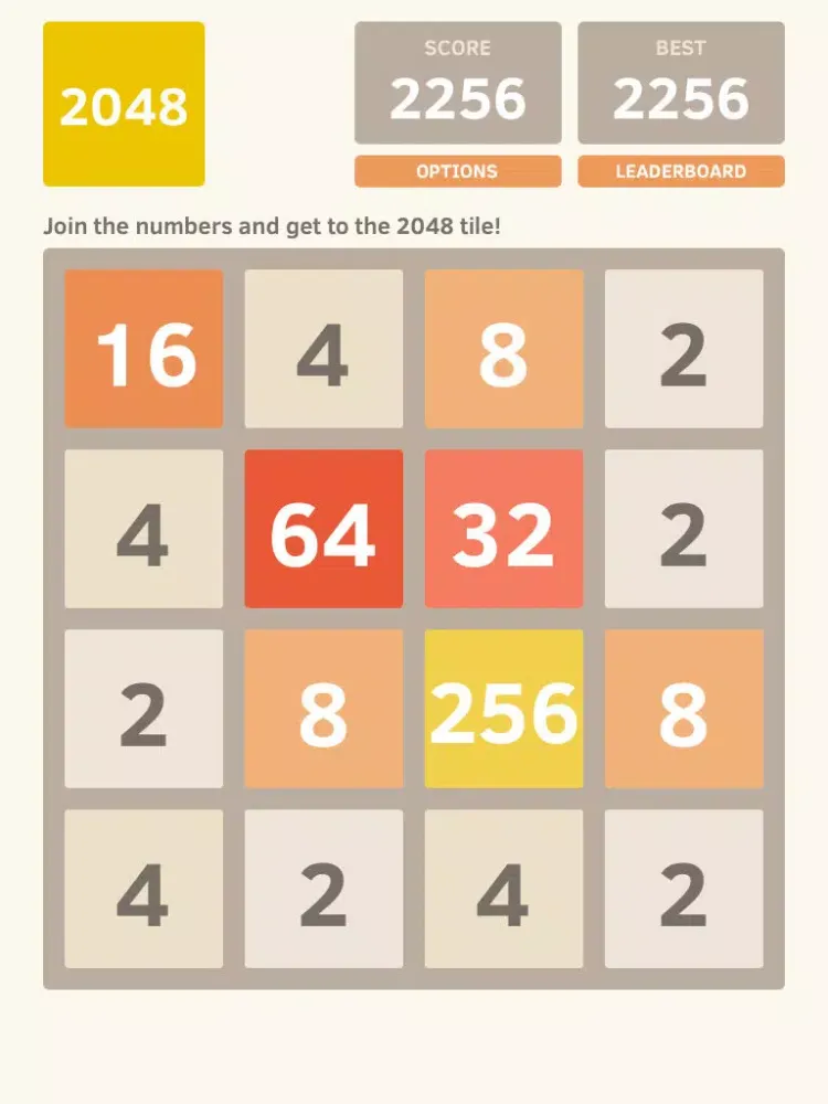ภาพหน้าจอของ 2048: A New Season iPad 